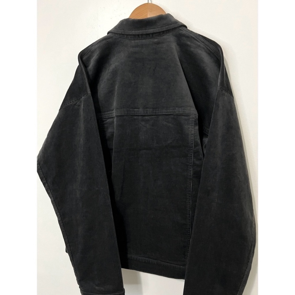 Eileen Fisher Velvet Classic Corduroy Collar Jacket in Black Size XS - Picture 5 of 7